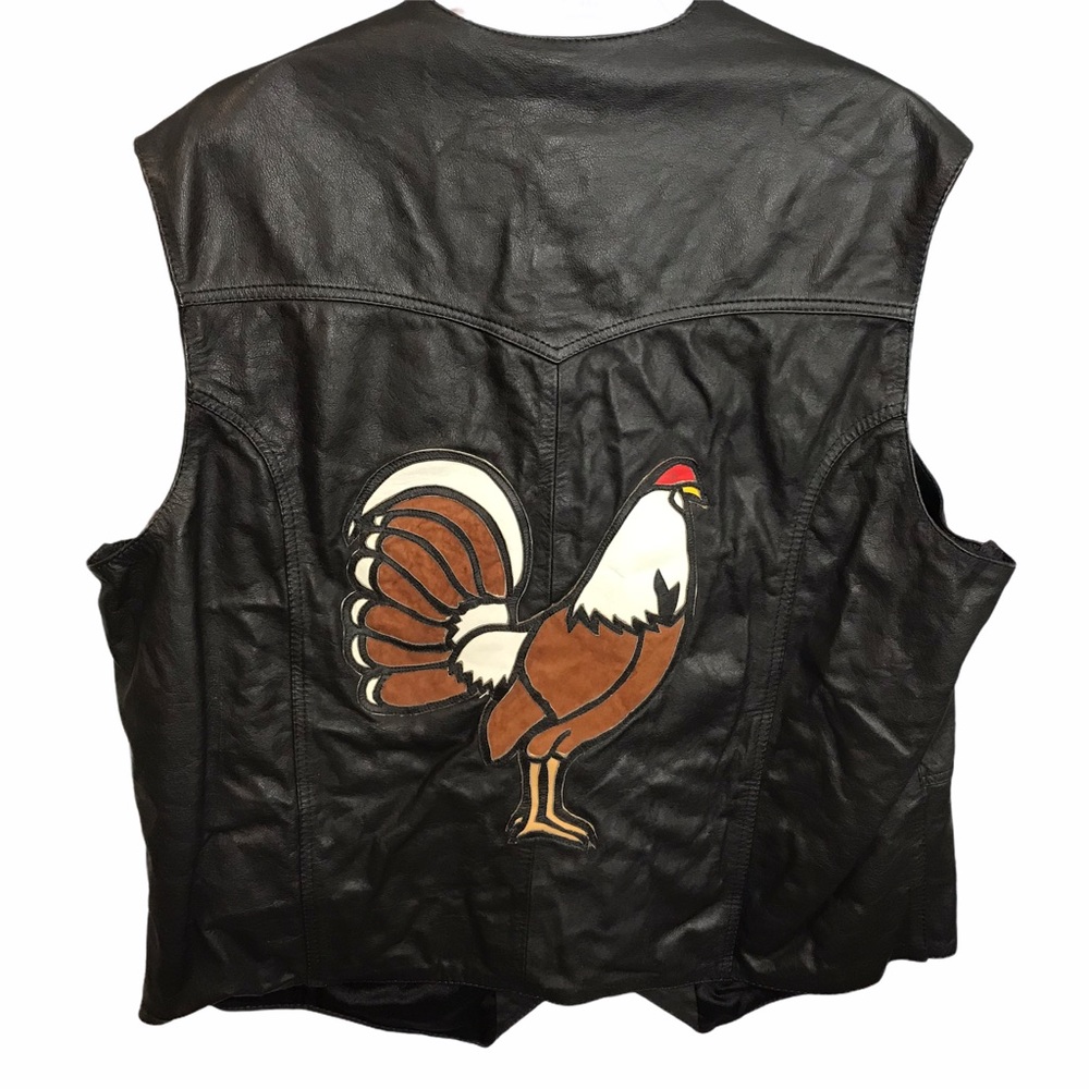 Vintage Genuine leather Vest